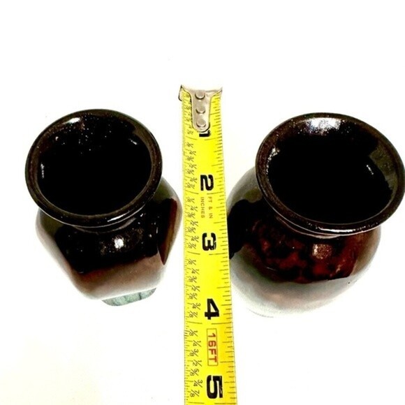 Hosley‎ Pottery Drip Glazed Vases - Picture 11 of 11